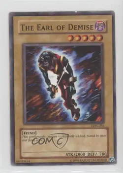 The Earl of Demise Unlimited YuGiOh Labyrinth Nightmare #LON-056 2003 0d08 - Image 1