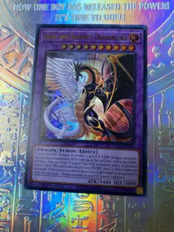 Yugioh Light and Darkness Dragonlord INFO-EN034 Ultra Rare 1st Ed NM - Image 1