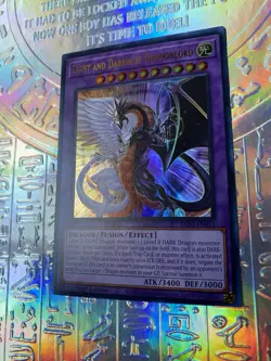 Yugioh Light and Darkness Dragonlord INFO-EN034 Ultra Rare 1st Ed NM - Image 2
