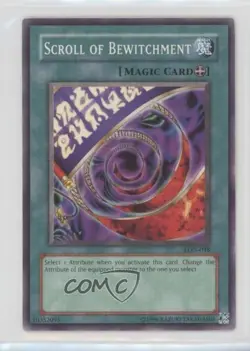 Scroll of Bewitchment Unlimited YuGiOh Labyrinth Nightmare #LON-048 2003 08w3 - Image 1