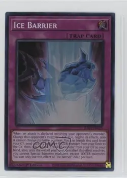 SR - Ice Barrier 1st Ed. YuGiOh 25th Anniversary Rarity Collection 0it8 - Image 1