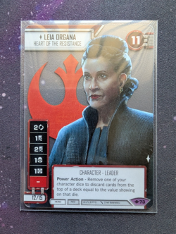 Star Wars Destiny Leia Organa Spot Gloss Promo Card GQ Near Mint FFG - Image 1