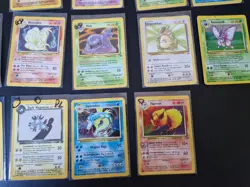 Pokemon Card Bundle x27 Holo Rare Fossil Jungle Base Set WOTC Heavily Played - Image 9