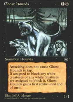 MTG - Ghost Hounds - Homelands - NM, English Magic FLAT RATE SHIP - Image 1