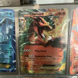 Pokemon Cards EX lot 9 Shiny Holo (Charizard, Reshiram, Ho-Oh, Entei, Moltres) - Image 14