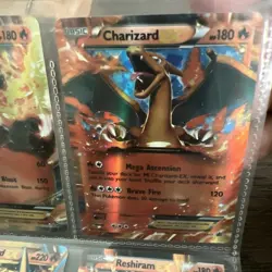 Pokemon Cards EX lot 9 Shiny Holo (Charizard, Reshiram, Ho-Oh, Entei, Moltres) - Image 15