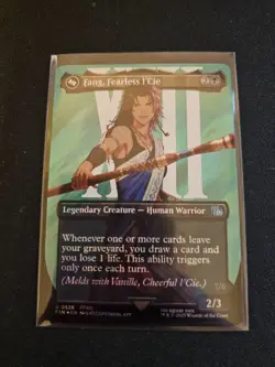Fang, Fearless l'Cie Borderless Surge FOIL MTG FIN Nm/M - Image 1