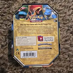POKEMON Card TCG Spring 2016 Blastoise EX Collector Tin *EMPTY TIN - Image 6