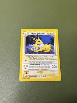 Pokemon Neo Destiny Light Jolteon 48/105 Uncommon Unlimited LP - Image 1