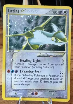 Pokemon Latios Gold Star EX Deoxys Ultra Rare Holo - Image 1