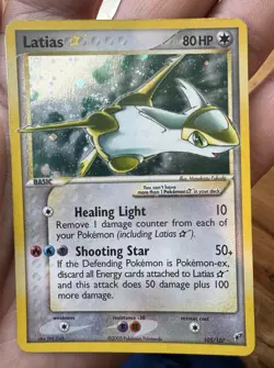 Pokemon Latios Gold Star EX Deoxys Ultra Rare Holo - Image 3