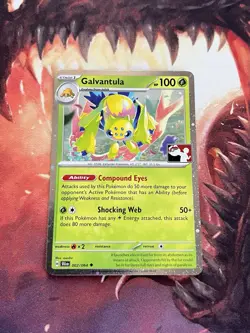 Galvantula COSMOS Holo Play Stamp 002/064 Pokemon Prize Pack Series 6 Card NM ⚡️ - Image 2