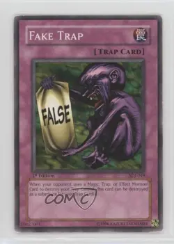 Fake Trap 1st Ed. YuGiOh Starter Deck Joey #SDJ-049 2003 0a2 - Image 1