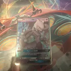 Pokemon TCG Mewtwo GX 31/68 Holo Mewtwo Symbol Battle Academy Stamped LP Card - Image 1