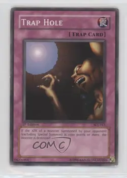 Trap Hole 1st Ed. YuGiOh Starter Deck Joey #SDJ-043 2003 0w8 - Image 1