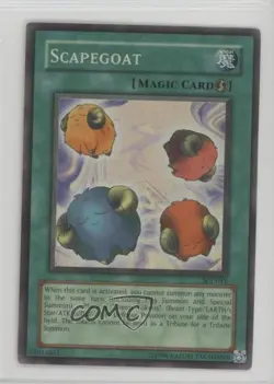 Scapegoat 1st Ed. YuGiOh Starter Deck Joey #SDJ-041 2003 12xy - Image 1