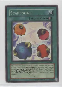 Scapegoat 1st Ed. YuGiOh Starter Deck Joey #SDJ-041 2003 0u5r - Image 1