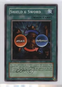 Shield & Sword 1st Ed. YuGiOh Starter Deck Joey #SDJ-040 2003 3hd - Image 1