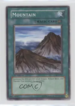 Mountain 1st Ed. YuGiOh Starter Deck Joey #SDJ-037 2003 0l37 - Image 1