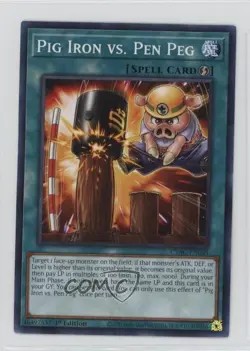 Pig Iron vs Pen Peg 1st Ed. YuGiOh Cyberstorm Access #CYAC-EN068 0it8 - Image 1