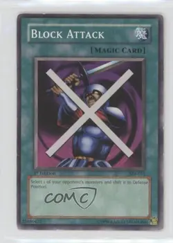 Block Attack 1st Ed. YuGiOh Starter Deck Joey #SDJ-031 2003 0l37 - Image 1