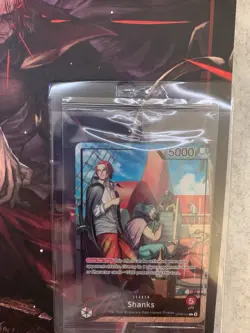 SHANKS One Piece TCG OP01 July 2025 Promo PSA Limited Edition Card And Magazine - Image 2
