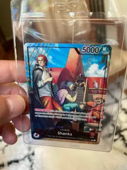 SHANKS One Piece TCG OP01 July 2025 Promo PSA Limited Edition Card And Magazine - Image 2