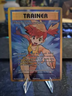 Pokemon Evolutions XY Misty's Determination Full Art Trainer Card 108/108 - Image 3