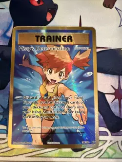 Pokemon Evolutions XY Misty's Determination Full Art Trainer Card 108/108 - Image 1