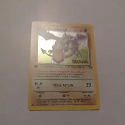 Aerodactyl 1/62 Fossil-1st Edition Holo Pre-Release Stamp Pokemon Card Tcg - Image 2
