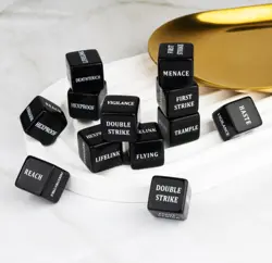 48pcs MTG Dice Counters â€“ Black Ability Tokens for Magic The Gathering Game - Image 5