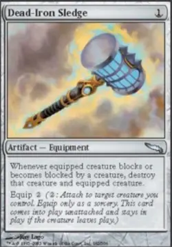 MTG - Dead-Iron Sledge - Mirrodin - NM, English Magic FLAT RATE SHIP - Image 1