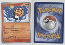 Castform Sunny Form Pokemon SV08: Surging Sparks #020 0i4k - Image 3