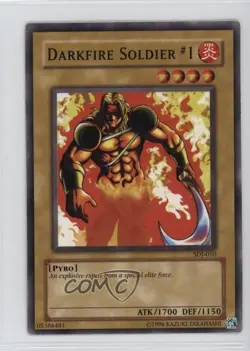 Darkfire Soldier #1 Unlimited YuGiOh Starter Deck Joey #SDJ-010 2003 09vk - Image 1