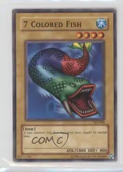 7 Colored Fish Unlimited YuGiOh Starter Deck Joey #SDJ-008 2003 n3t - Image 1