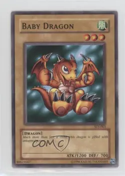 Baby Dragon Unlimited YuGiOh Starter Deck Joey #SDJ-003 2003 02v3 - Image 1