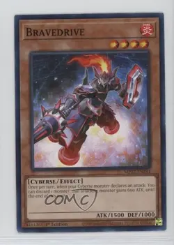 Bravedrive 1st Ed. YuGiOh Tin of the Pharaoh's Gods #MP22-EN244 0it8 - Image 1