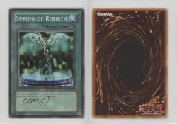 Spring of Rebirth 1st Ed. YuGiOh Legacy Darkness #LOD-076 2003 16f0 - Image 3