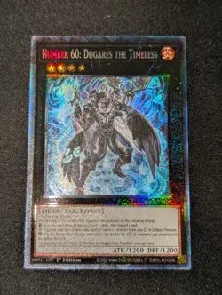 Number 60: Dugares The Timeless RA02-EN037 Collector'S Rare 1st Edition - Yugioh - Image 1
