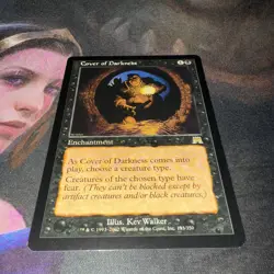 MTG Cover of Darkness NM Onslaught â€“ Fear for Your Entire Tribe! - Image 1