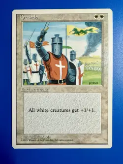 1 BANNED MTG Magic The Gathering Crusades | Fourth Edition 4ED | NM Near Mint - Image 1