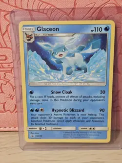 Pokemon Tcg Card Glaceon SM238 Sm Regular Lp - Image 1