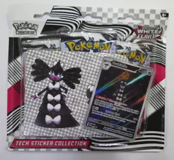 POKEMON WHITE FLARE TECH STICKER COLLECTION SV10.5 3-PACK SEALED NEW TCG - Image 1