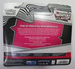 POKEMON WHITE FLARE TECH STICKER COLLECTION SV10.5 3-PACK SEALED NEW TCG - Image 2