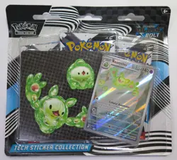 POKEMON BLACK BOLT TECH STICKER COLLECTION SV10.5 3-PACK SEALED NEW TCG - Image 1