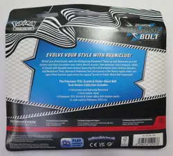 POKEMON BLACK BOLT TECH STICKER COLLECTION SV10.5 3-PACK SEALED NEW TCG - Image 2