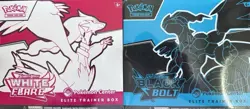 Pokemon TCG Black Bolt & White Flare Pokemon Center Elite Trainer Box Set New - Image 1