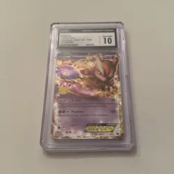 2021 Pokemon Mewtwo EX Celebrations Classic Collection 54/99 CGC Gem Mint 10 - Image 2