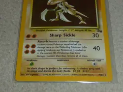POKEMON FOSSIL HOLO FOIL 9/62 CARD KABUTOPS 60HP 1999 TCG RARE NR MINT - Image 3
