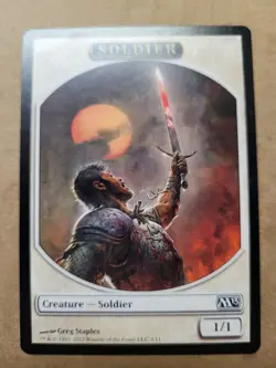 Soldier Token Magic Core Set 2013 LP/NM MTG Playset White Staples BULK DISCOUNT! - Image 2